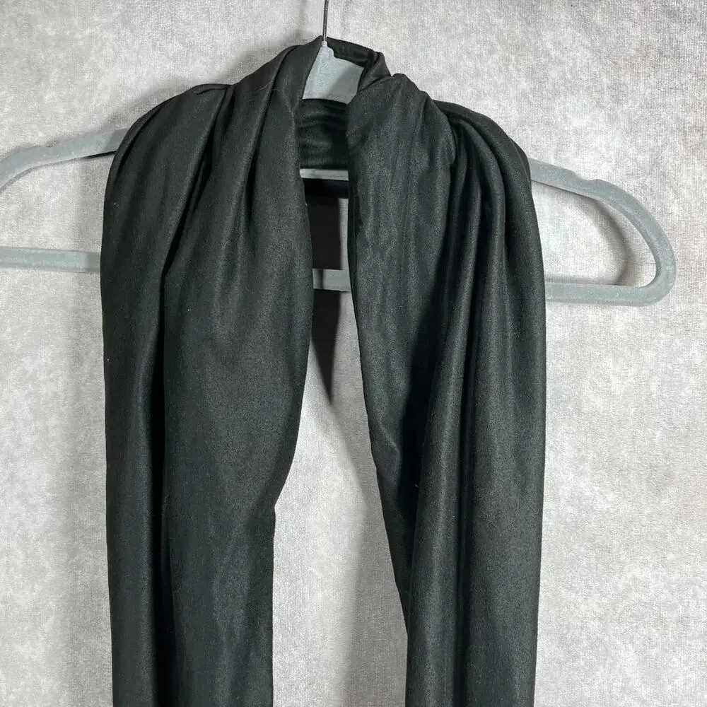 Beyond Yoga‎ Hidden Pocket Infinity Scarf Womens One Size Black Lightweight